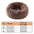 Soft Long Plush Cat House Beds dog Calm Warm Faux Fur Bed Donut Round Comfortable Sleeping Bed Washable for Small Medium Dog Cat - Play Paws Toys