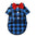 Pet Dog Clothes Plaid Shirt Suit Tie Gown Spring Summer Puppy Coat Teddy Bear Pomeranian Vest Small-Medium Dog Cat Pet Costume