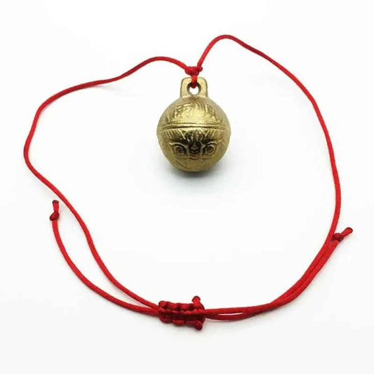 1/2PCS 38mm Excellent Chinese Tibetan Bell Tiger Gift Great Lucky Feng Shui Bell Head Brass Charming Bells