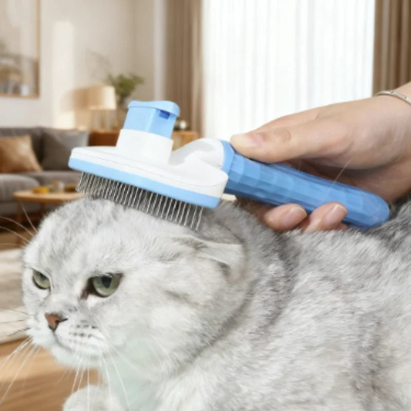 Pet Hair Remover Brush for Dogs And Cats Long Hair Grooming Comb Bath Cleaning Brush Essential Pet Supplies