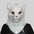 Movable Mouth Cat Head Mask Animal Latex Cute Helmet  Artificial Fur for Halloween Costumes Party Props Adult Size