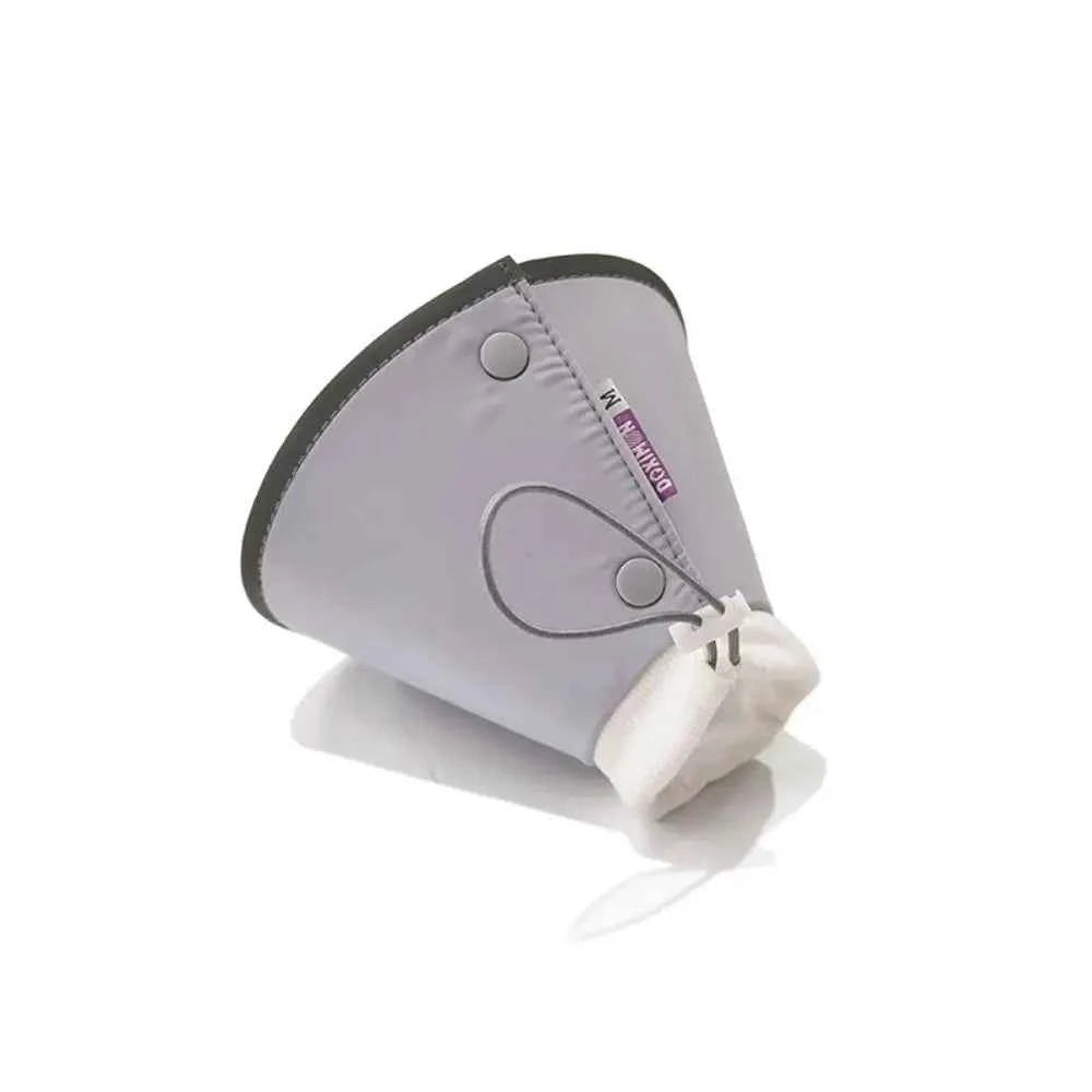 Adjustable Cat Cone Collar Lightweight Anti-bite Elizabethan Collars Breathable Easy To Eat and Drink Pet Protective Cover