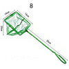 Portable Fish Net Long Handle Square Aquarium Accessories Fishbowl Landing Net Fishing Net Outdoors Crab Traps Fishing Tools