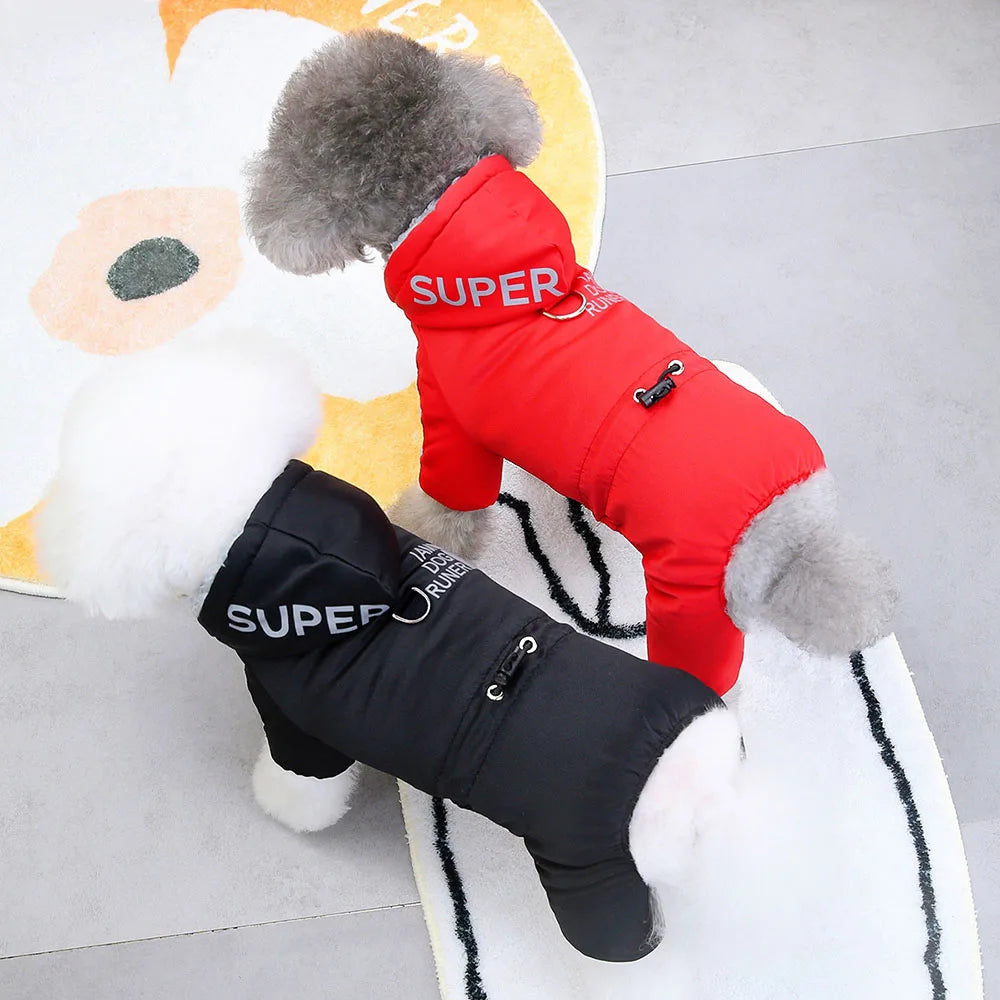 Waterproof Small Dogs Coats for Puppy Windproof Warm Full Body Coat for Doggies Pet Cat Puppy Winter Clothes Outdoor Snow Jacket