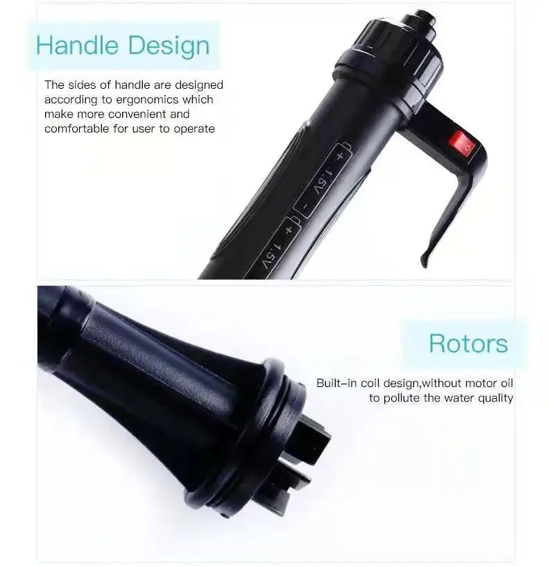 3W Aquarium Electric Gravel Cleaner Water Change Pump Cleaning Tools Water Changer Siphon for Fish Tank Water Filter Pump