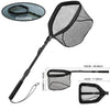 Retractable Landing Net Folding 1.9m/1.5m/1.3m Telescopic Fishing Net Outdoor Sea Mesh Portable Hand Dip Net For Carp Fly Fun