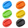6 PCS Silicone Fishing Rod Holder Ball Straps 5 Hole Lightweight Fishing Tackle Ties Organizer Storage Racks Fishing Accessories