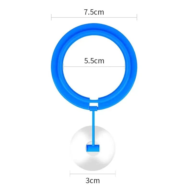 Aquarium Feeding Ring Fish Tank Station Floating Food Tray Feeder Square Circle Accessory Fish Foods Feeder Suction Cup Black