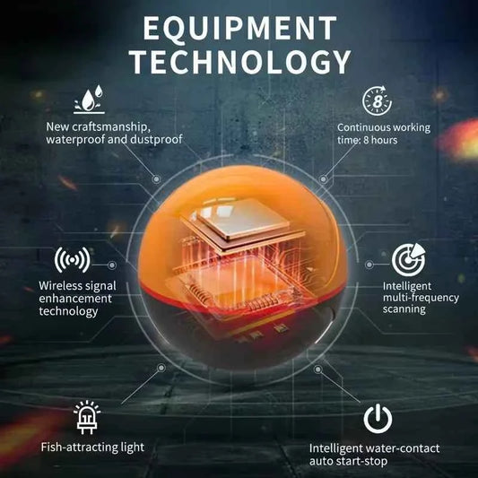 Erchang F68 WIFI Fish Finder 100M Wireless Fishing Sounder Echo Sounder Detect Finder fishing for Lake Sea Fishing IOS& Android