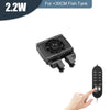 Fish Tank Fan Adjustable 8 Variable Speed Aquarium Cooling Fan Fish Tank Fit For 15mm tank thickness