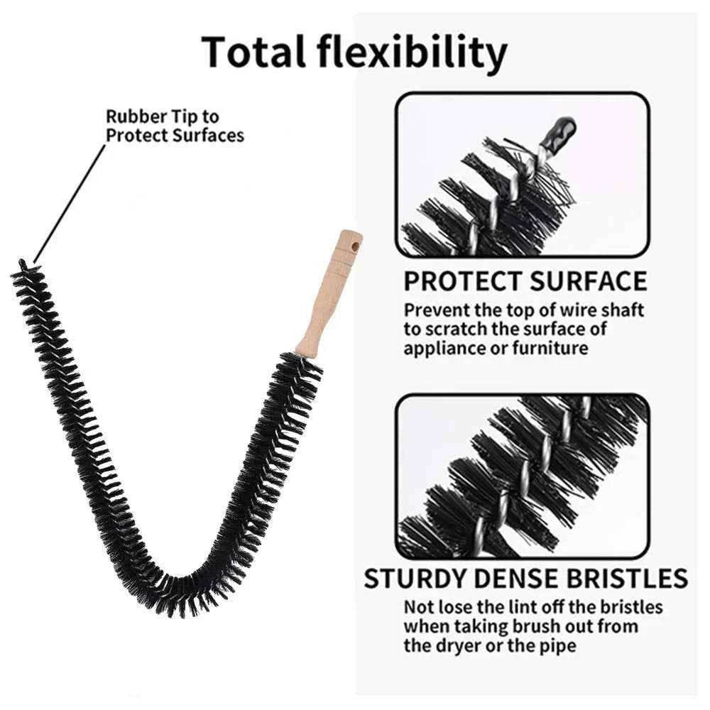Flexible Long Pipeline Cleaning Brush Multipurpose Washing Machine Dryer Lint Remover Kitchen Sewer Dust Cleaner Brushes Tools