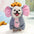 Pet Cosplay Costume Mouse Thicken Funny Pet Dog Clothes Winter Warm Dog Clothing Hoodies Sweatshirt For Small Medium Dogs And Cu