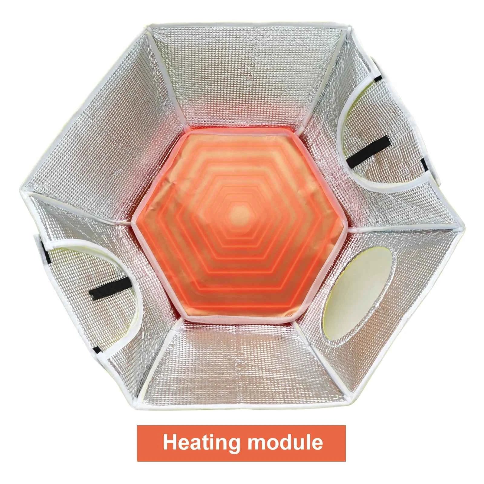Electric Chick Brooder Heating Cover Chick Cage Heater Chicken Warmer Easy To Install Convenient Time-saving 110V/220V Pet Tools