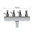 4/6/10 Ways Stainless Steel Air Flow Splitter Distributor Pump Valves For Aquarium