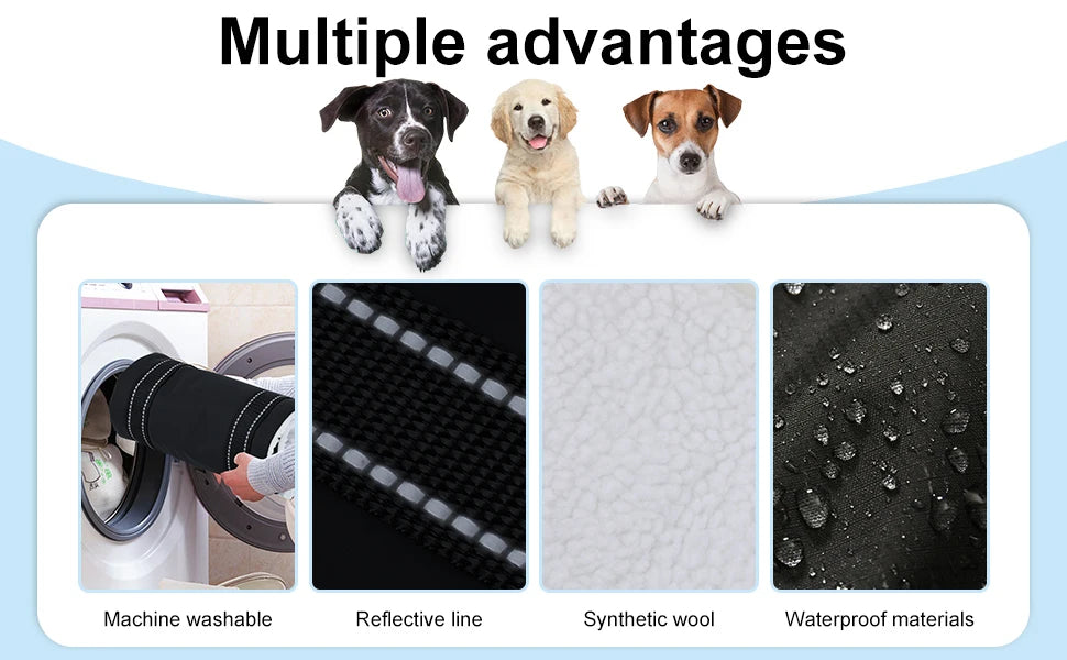 Dog Lift Harness Adjustable Dog Sling for Back Legs Support Rehab Harness for Weak Rear Legs Pet Aid Assist Tool For Elderly Dog