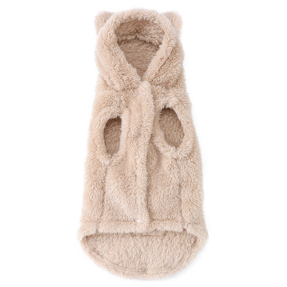 Autumn Winter Cat Clothes Soft Warm Cute Kitten Sweater Pet Fleece Costume For Small Medium Dogs Cats Kitty Sphynx Hoodies Coat - Play Paws Toys