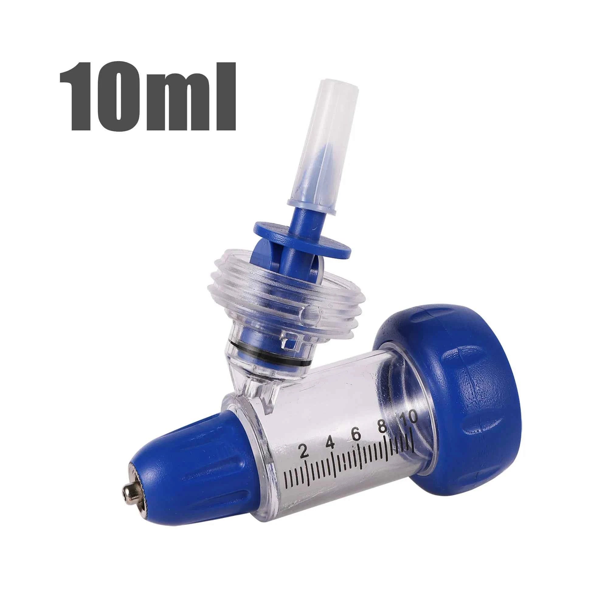 2/5/10ml Automatic Continuous Syringe Animal Adjustable Syringe Chicken Bird Poultry Durable Vaccine Injector  Veterinary Tool