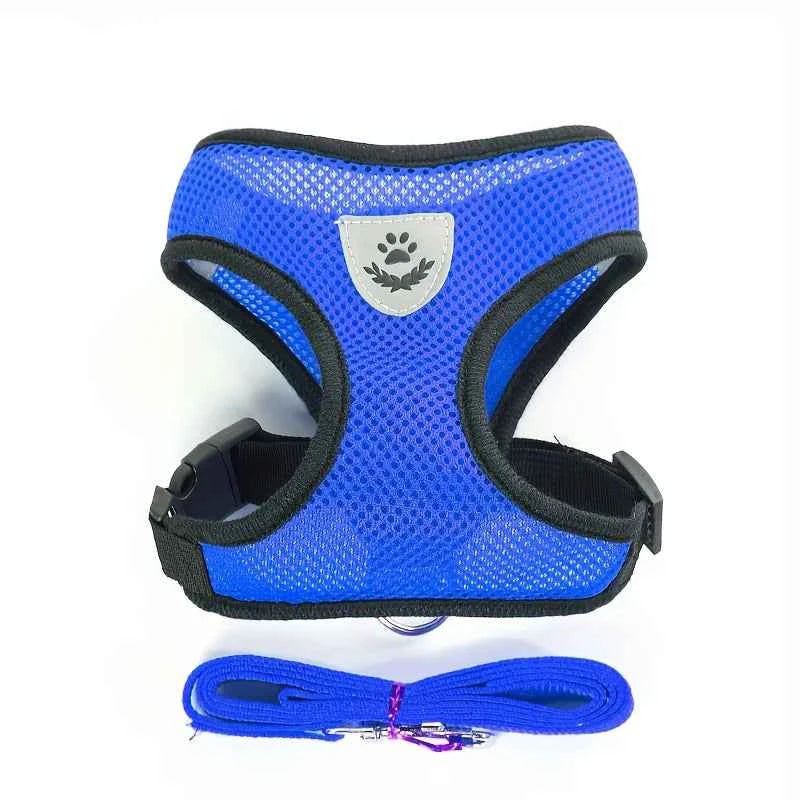 Cat Harness Adjustable, Escape-Proof Breathable Mesh with Reflective Vest  5-Foot Leash - Safe, Durable Outdoor Adventures