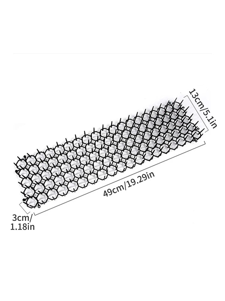 Pet Garden Prickle Strip Dig Stop Cat Repellent Deterrent Mat Anti-cat Prickle Strips Keep Cat Away Digging Climbing Spike