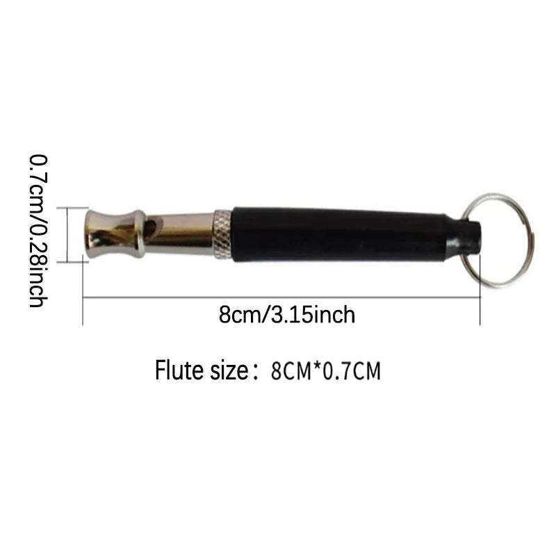 2025 Ultrasonic Dog Whistle - 16-25kHz Adjustable Bark Control with LED, Pocket-Sized Training Aid for Home & Outdoors