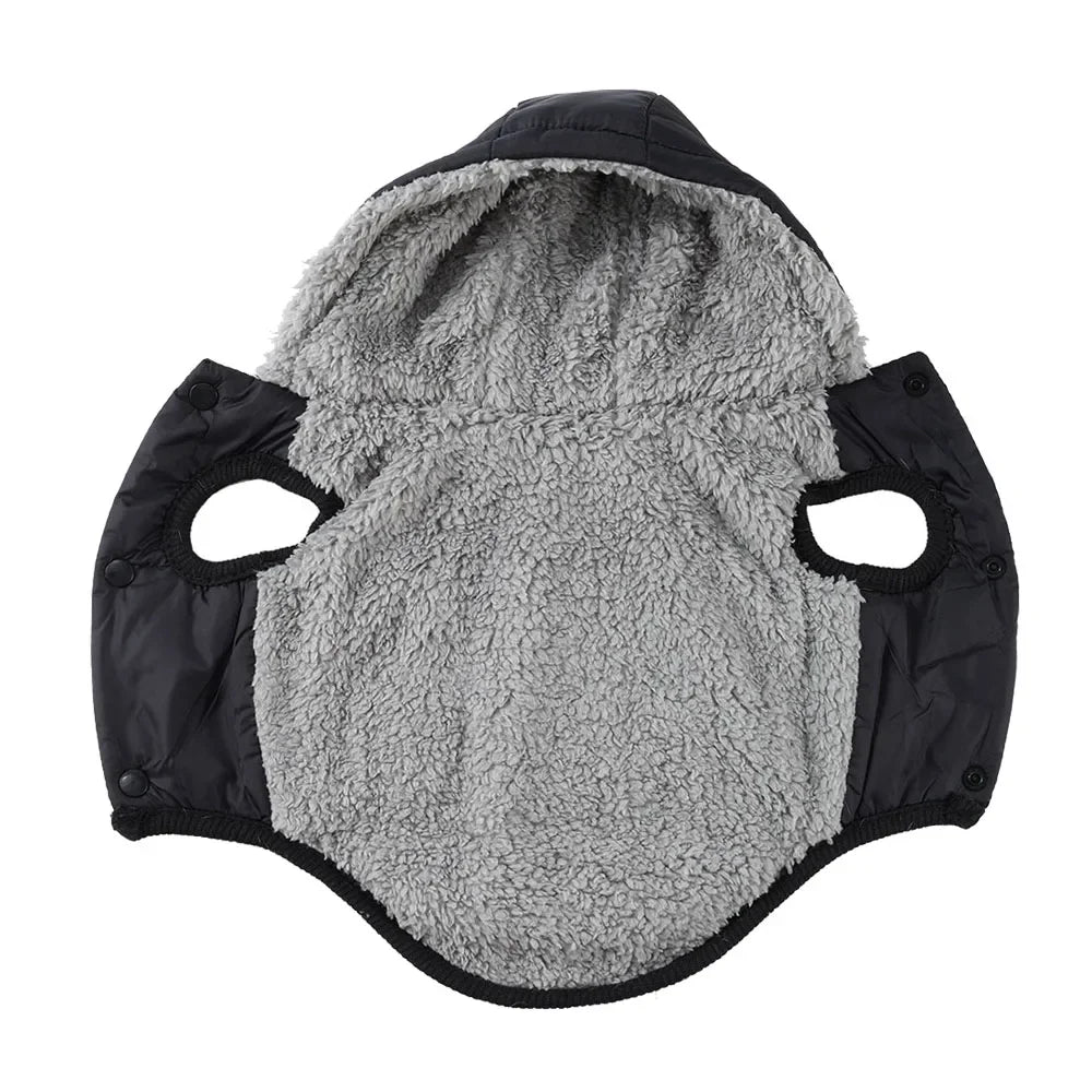 Warm Cats Hoodie Coat For Small Medium Cats Dog Winter Cozy Fleece Puppy Kitten Jacket Clothes Windproof Pet Pug Sphynx Costume - Play Paws Toys