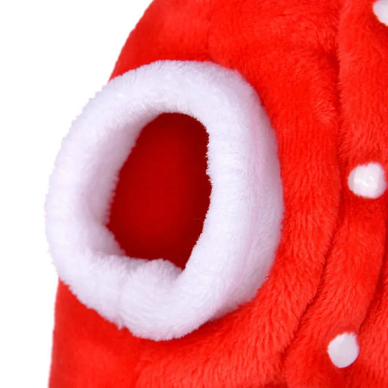 1pc Cat Christmas Clothes Winter Warm Pet Clothes for Small Medium Dogs Elk Santa Claus Dog Cats Coat Christmas Dogs Costume - Play Paws Toys