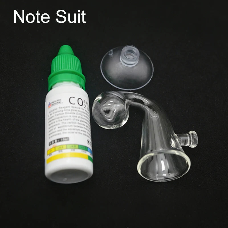 Aquarium CO2 Indicator DIY Fish Tank Glass Liquid Tester Monitor Plants Grass CO2 System Concentration Drop Checker Kit 15ml