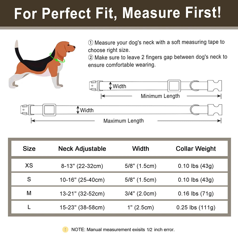 Personalized Anti-lost Dog Collar Custom Dog ID Tag Collars Soft PU Leather Pet Collars Free Engraved Metal Buckle For Bulldog - Play Paws Toys