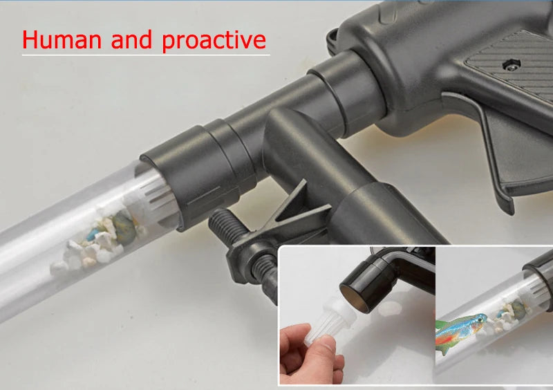 Aquarium Fish Tank Water Change Pump Aquarium Cleaning Tool Vacuum Water Changer Sand Gravel Cleaner Siphon Filter Pump Manual