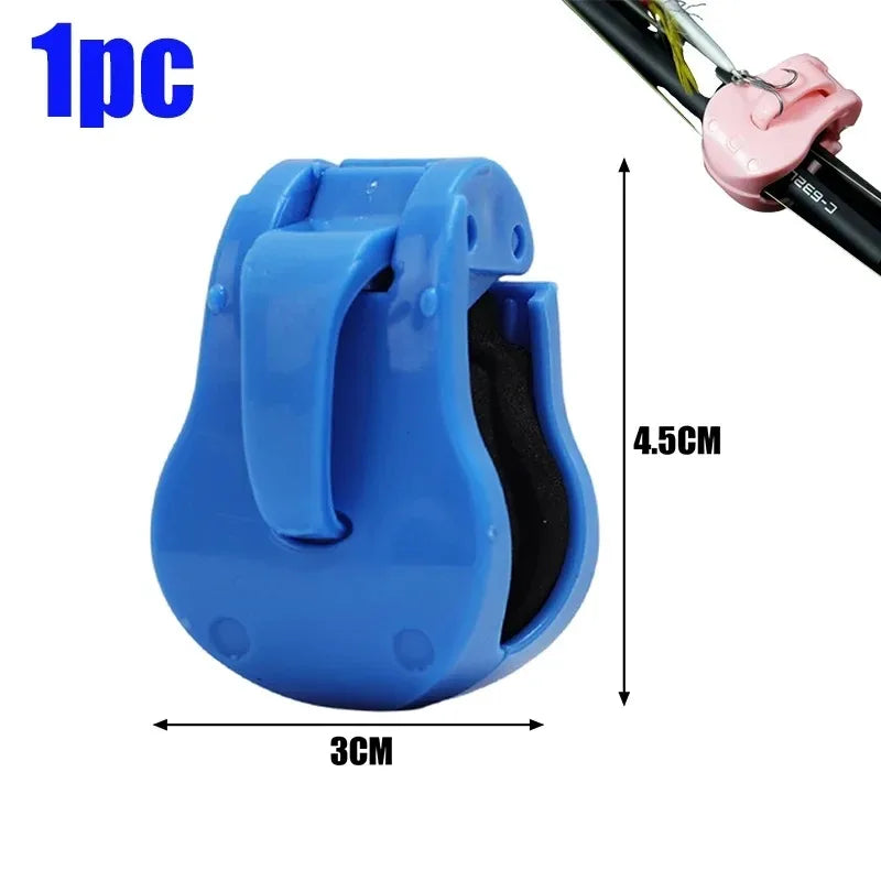 ABS Fishing Rod Holder Universal Multifunction Fixation for Lure Sea Table Rods Transport Storage Anti Slip Protective 4.5x3x3cm