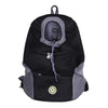 Pet Backpack Carrier for Small Dogs & Cats - Front-Folded Travel Backpack with Ventilation Mesh & Harness-Like Zipper Lock