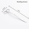 Aquarium Accessories Hard Stainless Steel Aquarium Tool Scissor Tweezers Plants Wave Scissors Fish Tank Shovels Cleaner Supplies