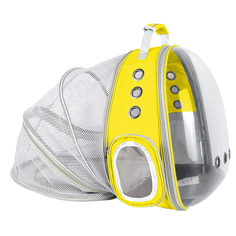 High Quality Astronaut Portable Cat Travel Bag Breathable Space Capsule Expandable Transparent Carrier Pet Backpack For Cat Dog - Play Paws Toys