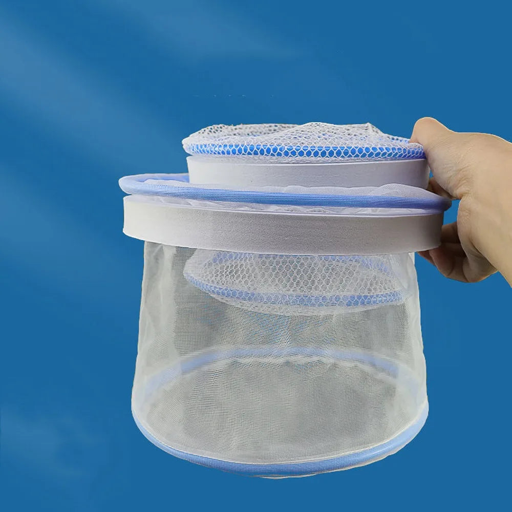 Ventilated Guppy Breeding Net Permeable Nylon Floating Fish Net Portable Fish Tank Isolation Box Home Aquarium