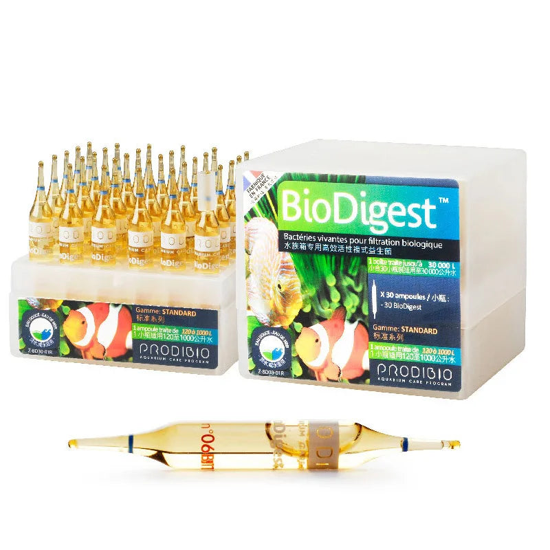 Prodibio BioDigest Fish Tank, PRODIBIO Aquarium Care, Bacterial Solution
