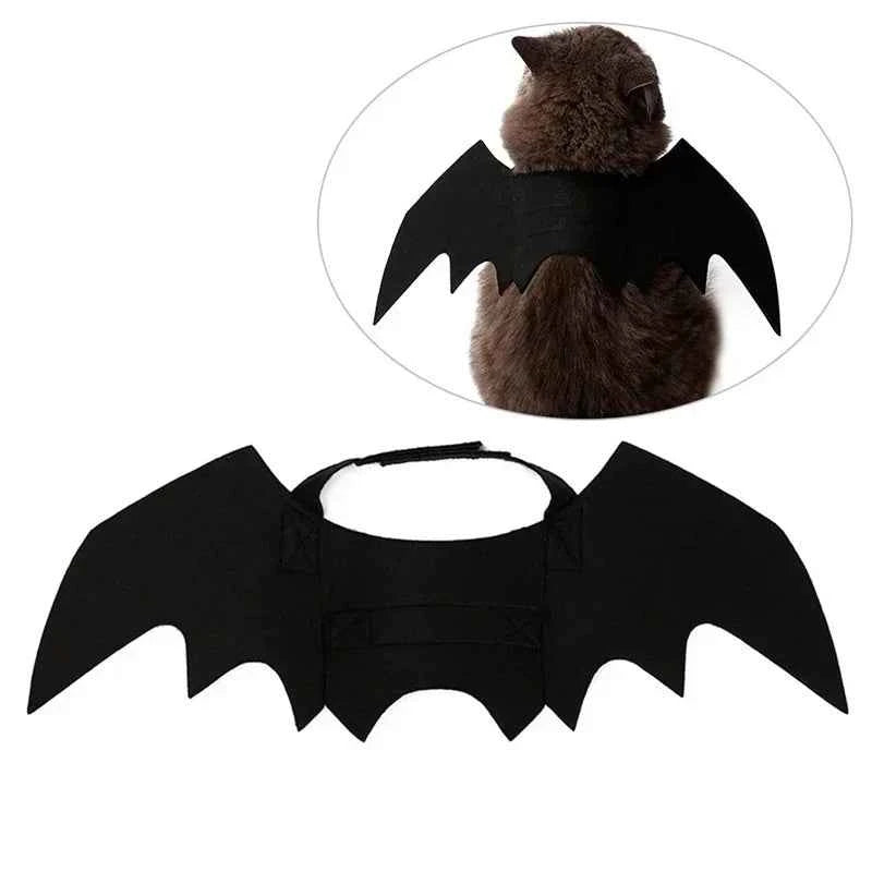 Creative Cute Pet Clothes Black Bat Wings Carrier Costume Cosplay Cat and Dog Party Pet Supplies Cosplay
