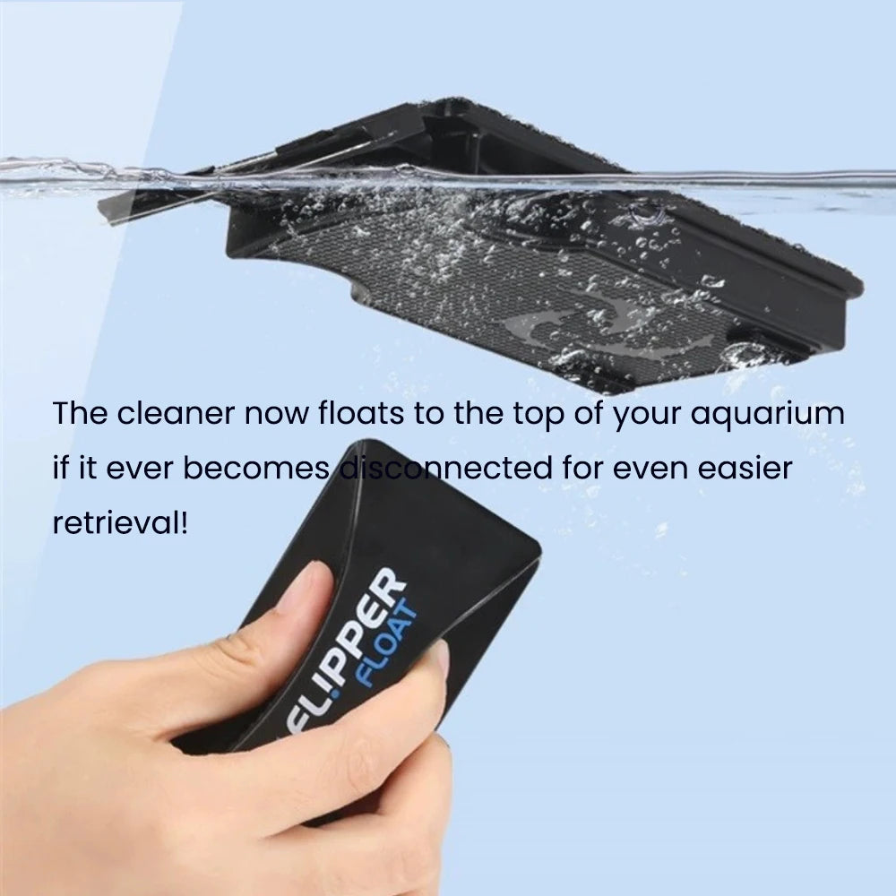 Flipper Nano/Standard/Max Float Glass Acrylic Fish Tank 2 in 1 Magnet Aquarium Algae Cleaner Scrubber and Scraper