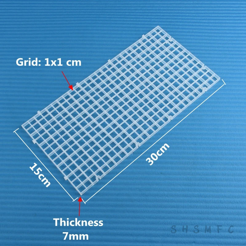 Fish Tank Isolation Plate Upper Cover Net Bottom Filter Grid Bracket Bottom Filter Plate Divider Plate Aquarium Cover Plate