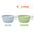 2pcs Collapsible Pet Silicone Dog Food Water Bowl Outdoor Camping Travel Portable Folding Supplies Dishes with Carabiner