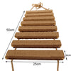 Wall-mounted Cat Climbing Frame 50cm Cat Climbing Ladder  Hammock  Activity Sisal Cat Grab Post Cat Pedal Indoor Cat House - Play Paws Toys