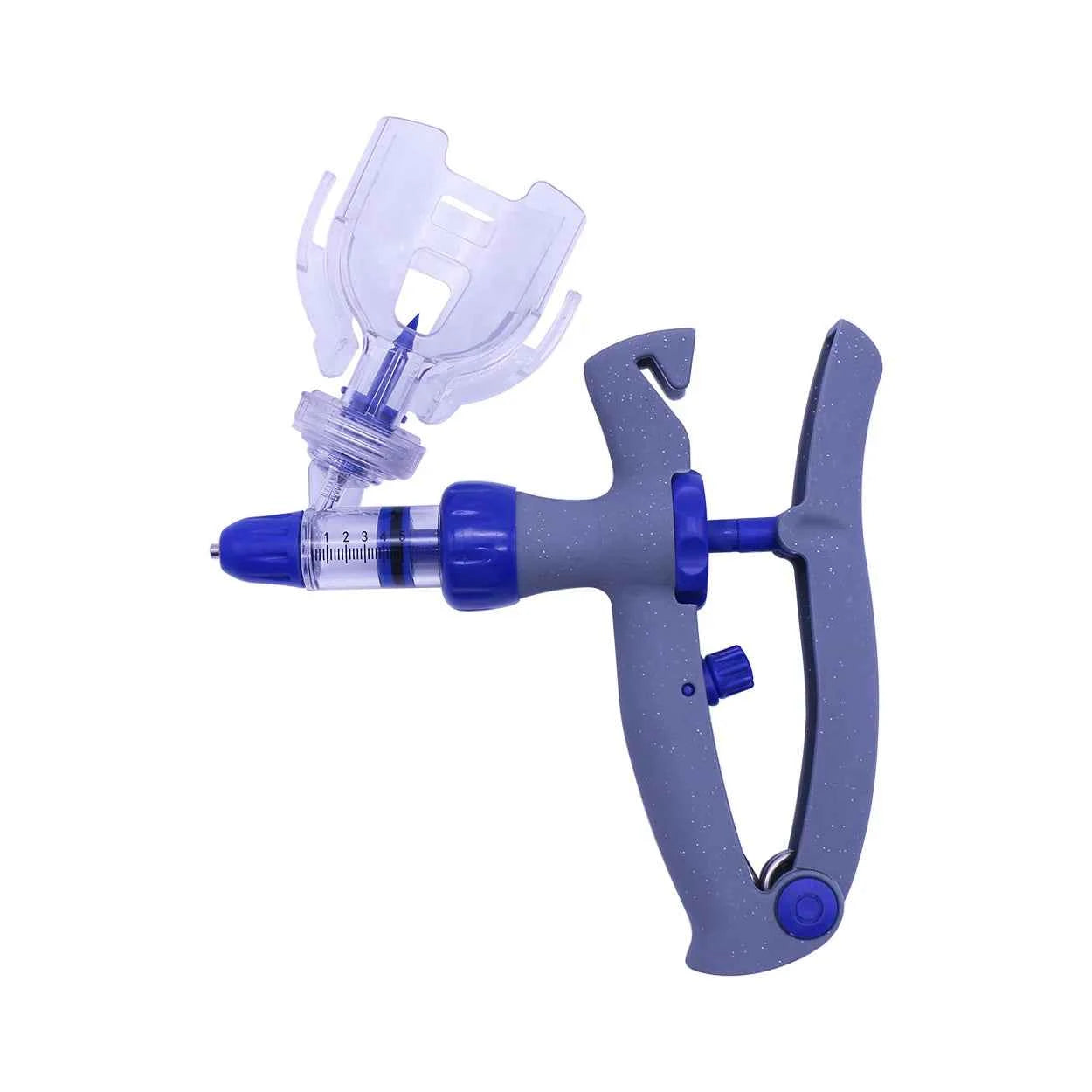 Poultry Continuous Injector with Scale Adjustable Liquid Feeding with Needles 1ml/2ml/5ml for Farm Animal