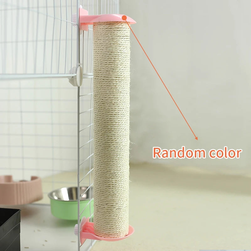 Cat Scratching Post Replacement Sisal Tree Refill Pole with M8 Screw Sisal Scratch Post Replacement Parts and Extension Post