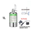 ZRDR Aquarium CO2 Generator Bubble Counter Electromagnetic Valve Steel Cylinder Raw Material Reaction Water Grass CO2 Generator