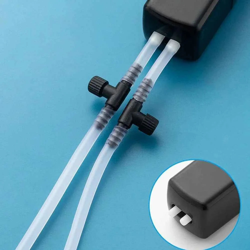 Mini Aquarium Air Pump Kit Oxygen Pump with Air Stone,Silent High Energy Efficient,USB Aquarium Filter, Fishing Tank Accessories