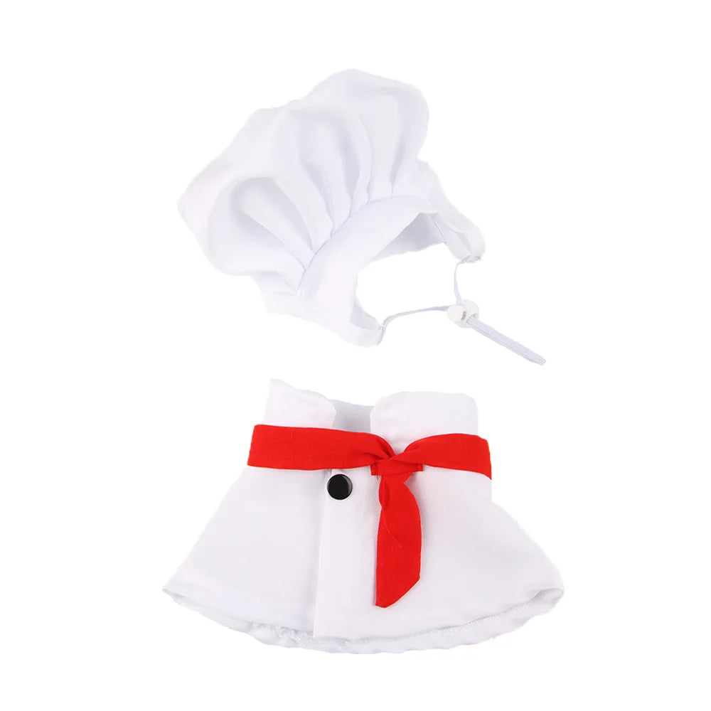 Funny Cat Chef Costume,Party Cosplay Outfit with Hat for Kittens, Cute Cooking Baker Pet Dress Up Party Apparel Free Shipping
