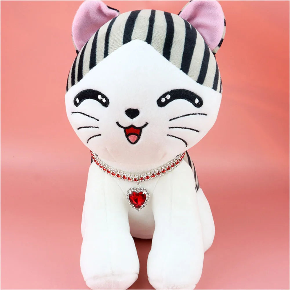 Cat Rhinestone Diamante Collar Necklace for Kitten Cute Bling Pet Accessories for Cat Puppy Doggy Crystal Pendant Diamond Collar