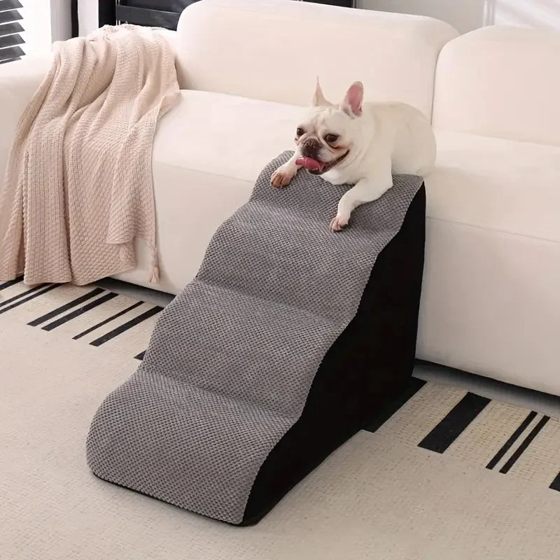 New Detachable And Washable Kennel Memory Foam Dog Sofa Stairs Pet 4-5 Steps Stairs For Small Dog Cat Ramp Ladder Pet Stairs - Play Paws Toys