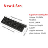 BOYU Aquarium fish tank automatic temperature control fan tank cooling aquarium fan water cooling mute 1 2 3 4 5 6