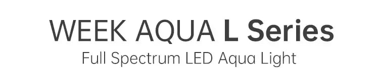 WEEK AQUA L Series APP Control Dimmer & Timer RRB+UVA Aquarium Lighting Planted Led Light