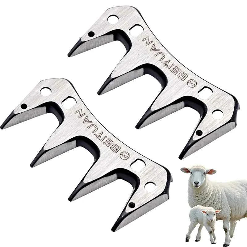 BEIYUAN 4 Tooth Blade Sheep Shears Convex Comb Cutter Shearing Clipper For Sheep Clipper Shears Scissorsd 1/2/4Pcs